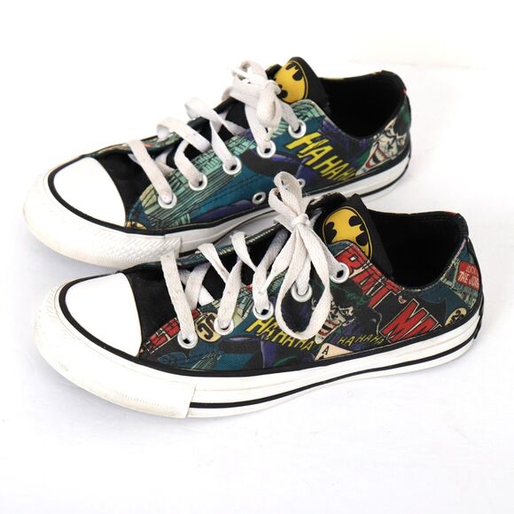 Chuck Taylor Converse All Star Low '80th Anniversary Batman Joker size 6 - Picture 5 of 9